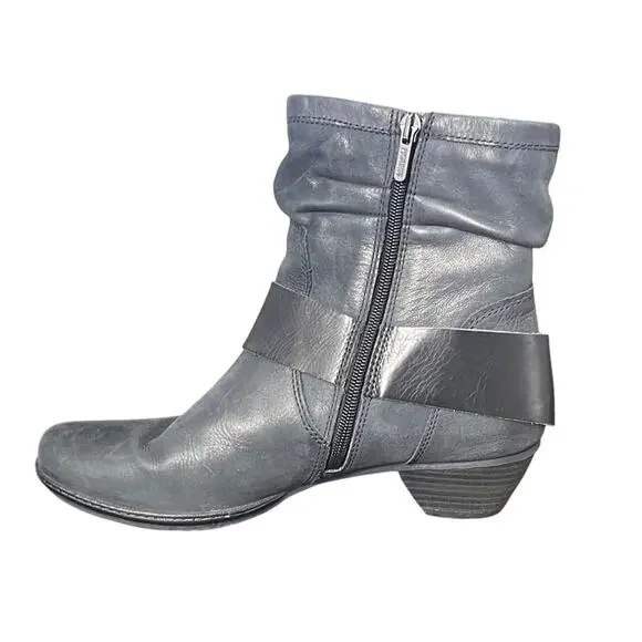 Pikolinos “Brujas” Leather Ankle Boots, Black, Side Zip, Streetwear, Weekend 8.5